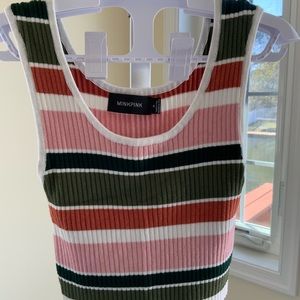 Mink Pink Crop Tank Top